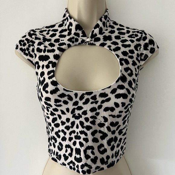 Leopard Crop Top from Revolve - Picture 4 of 10